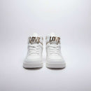 White Glitter High Top White Nawao.com