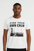 White Graphic T Shirt Nawao.com