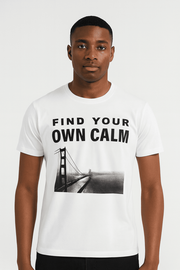 White Graphic T Shirt Nawao.com