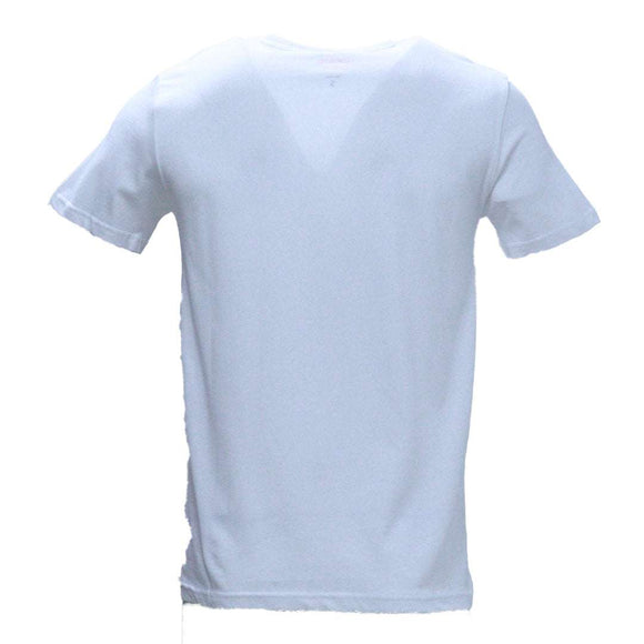 White Graphic T Shirt White Nawao.com
