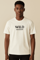White Graphic Tee White Small Nawao.com