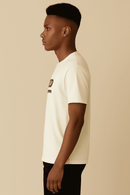 White Graphic Tee White Small Nawao.com