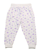 White Heart Aop Track Pant Nawao.com