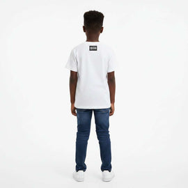 White Hyperverse Mickey Oversized T Shirt White Nawao.com