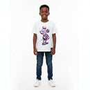 White Hyperverse Mickey Oversized T Shirt White Nawao.com