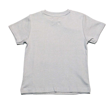 White Jacquard Cut N Sew T Shirt Nawao.com