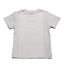 White Jacquard Cut N Sew T Shirt Nawao.com