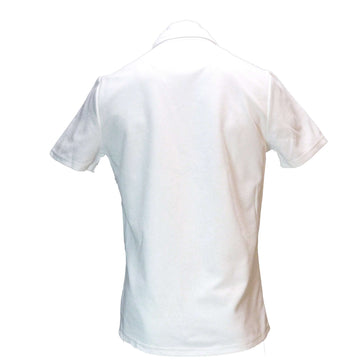 White Jacquard Lounge Shirt White Nawao.com
