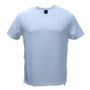 White Jacquard T Shirt White Nawao.com