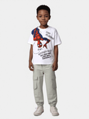 White Junior Boys Character Graphic Nawao.com