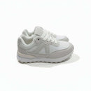 White Lace Up Slimrunner White Nawao.com