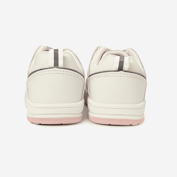 White Lace Up Sneaker Nawao.com