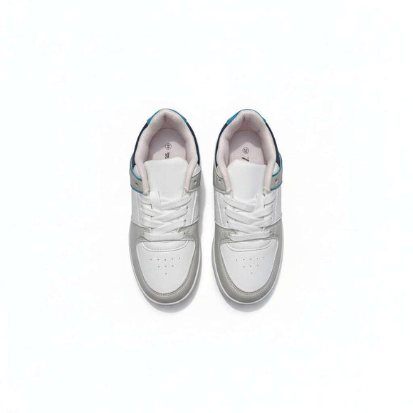 White Lace Up Sneaker White S30 Nawao.com