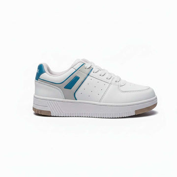 White Lace Up Sneaker White S30 Nawao.com