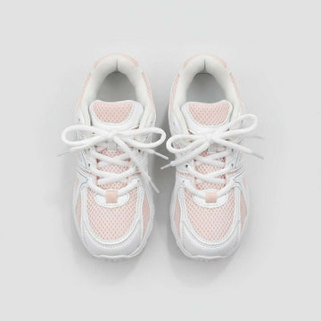 White Lace Up Trainer Nawao.com
