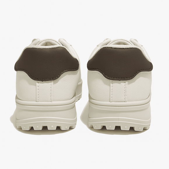 White Lace Up With Crepe Outsole Nawao.com