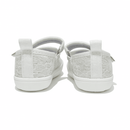 White Lace Velcro Pump Nawao.com