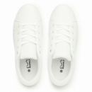 White Laser Cut Sneaker Nawao.com