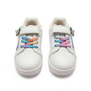 White Laser Cut Sneaker Nawao.com
