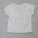 White  Layer Jersey Mesh Top White Nawao.com