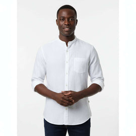 White Linen Shirt Nawao.com