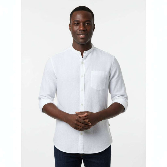 White Linen Shirt Nawao.com