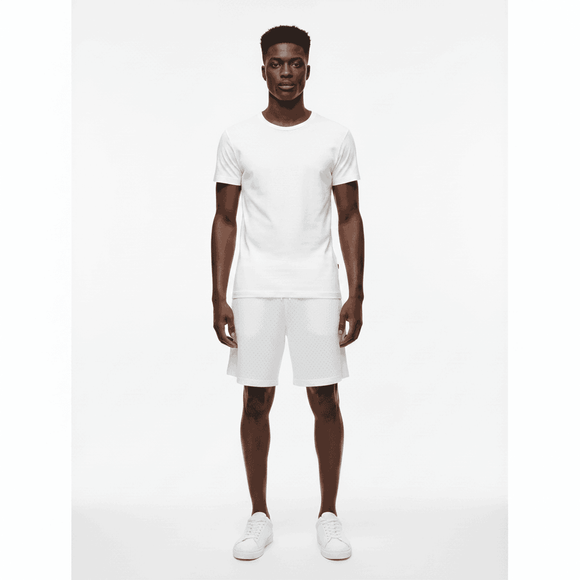 White Lounge Shorts White Nawao.com
