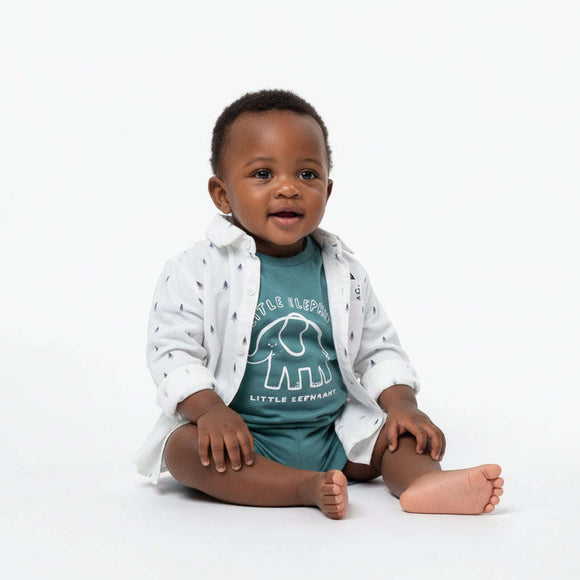 White Ls Aop Shirts With Tee  White Nawao.com