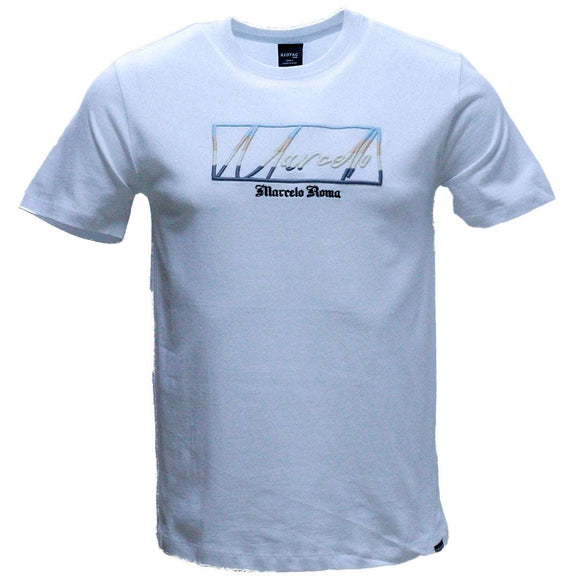 White Marcelo Renossi T Shirt White Nawao.com