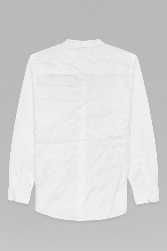 White Men Casual Shirt Nawao.com