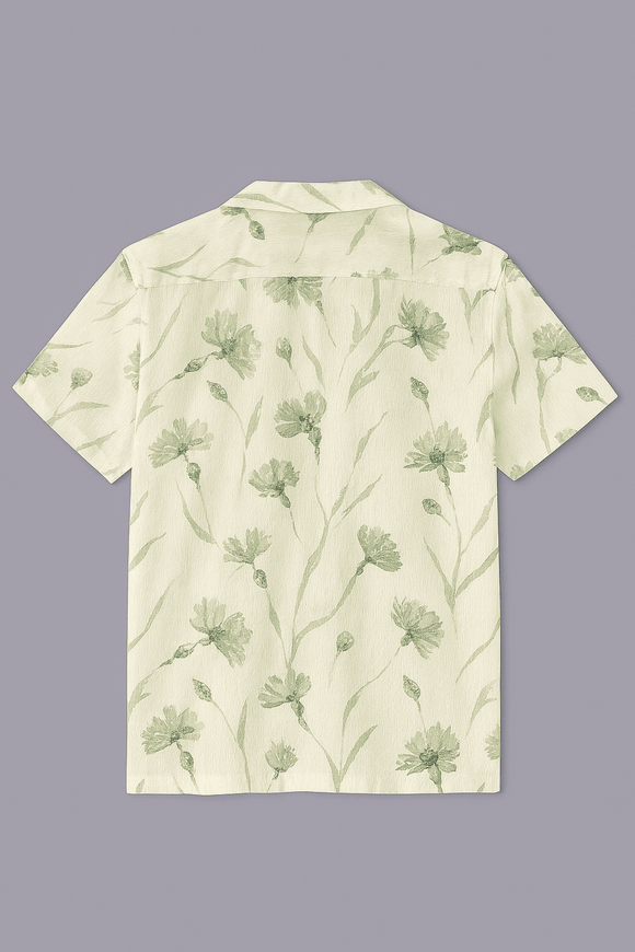 White Men Casual Shirt White Nawao.com