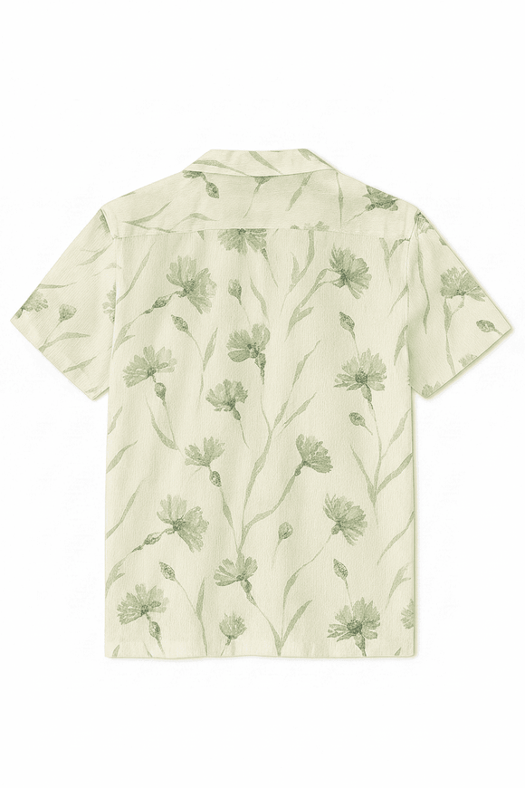White Men Casual Shirt White Nawao.com