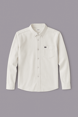 White Mens Casual Shirt Nawao.com