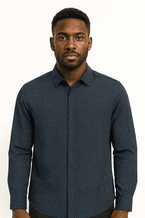 White Mens Casual Shirt Nawao.com