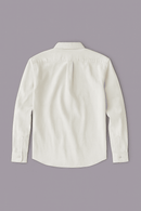 White Mens Casual Shirt Nawao.com