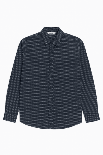 White Mens Casual Shirt Nawao.com