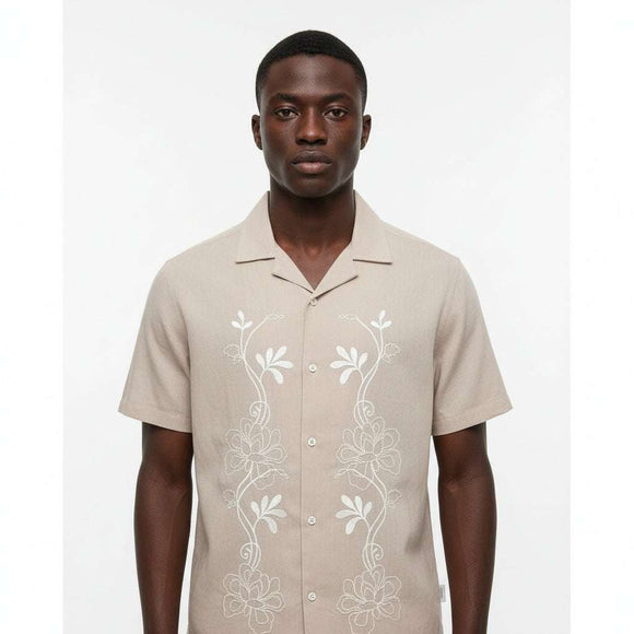 White Mens Casual Shirt Nawao.com
