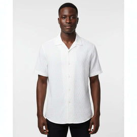 White Mens Casual Shirt Nawao.com