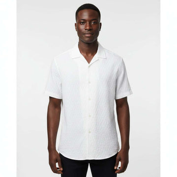 White Mens Casual Shirt Nawao.com