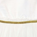 White Mesh Bottom Dress Nawao.com