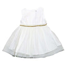 White Mesh Bottom Dress Nawao.com