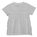 White Mesh Jersey Top Nawao.com