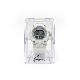 White  Multi Functional Digital Watch Nawao.com
