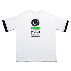 White Naruto Pocket Tee And Back Print Nawao.com