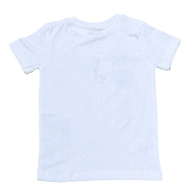 White Nasa Printed Short Sleeve T Shirt White Nawao.com