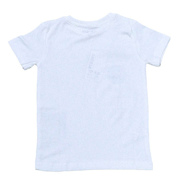 White Nasa Printed Short Sleeve T Shirt White Nawao.com