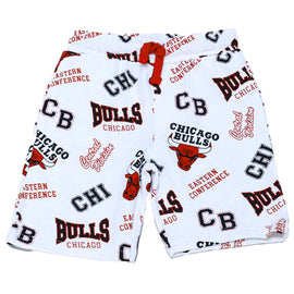 White Nba Chicago Bulls Aop Shorts White 5 6 Years Nawao.com