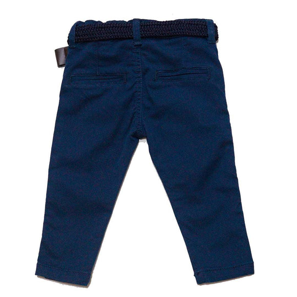 White New Entry Price Belted Trouser Nawao.com