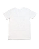 White Nyc Bronx Skater Tee With Flock Print Nawao.com