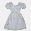 White Organza Dress Nawao.com